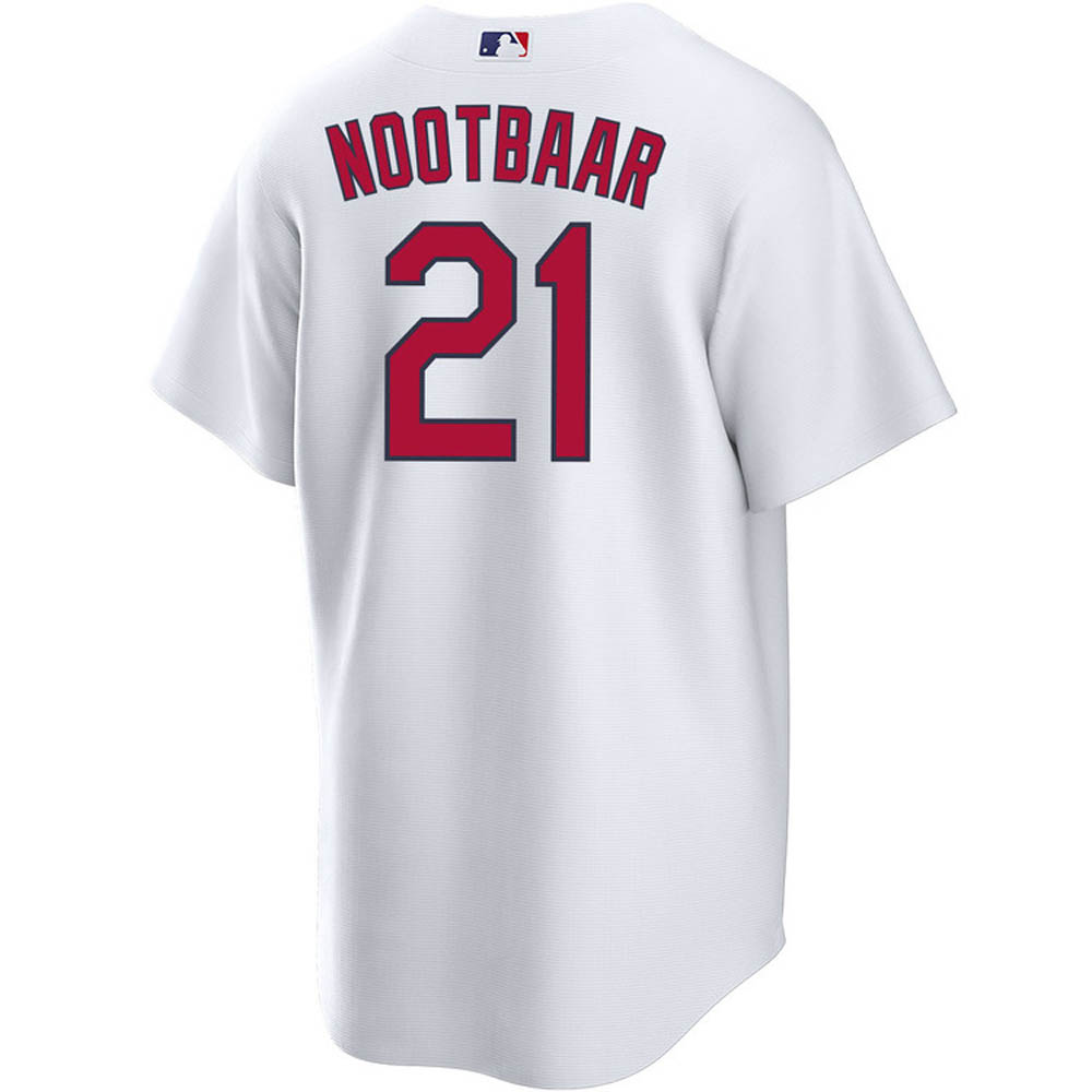 Youth St. Louis Cardinals Lars Nootbaar Cool Base Replica Home Jersey - White